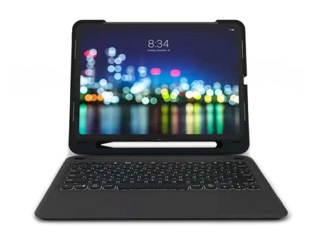 ZAGG Slim Book Go Apple iPad Pro 12.9 Negro Teclado Español (3st Gen.) (Marcas de Uso) Reacondicionado Online now