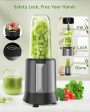 Smoothie Blender, 1300 W Upgraded Compact Personal Blender for Shakes and Smoothies, Juice, Frozen Drinks, Sauces & More, Smoothies Maker with 2 * 32 Oz To-Go Cups, 2*Spout-Lids For Discount