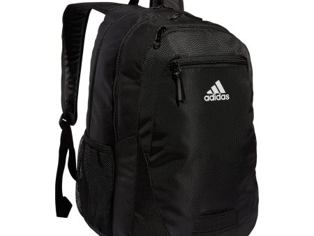 adidas Foundation Backpack (38L) Durable Large Athletic Student Laptop Book Bag for Boys Girls, Black White, One Size Online Hot Sale