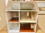 Dollhouse Miniature ~ Green Painted Simplicity Dollhouse ~ 6 Rooms Sale