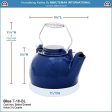 2.5 Quart Cast Iron Humidifying Woodstove Kettle Discount