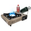 Gas One GS-3400P Propane or Butane Stove Dual Fuel Stove Portable Camping Stove - Patented - with Carrying Case Great for Emergency Preparedness Kit Fashion