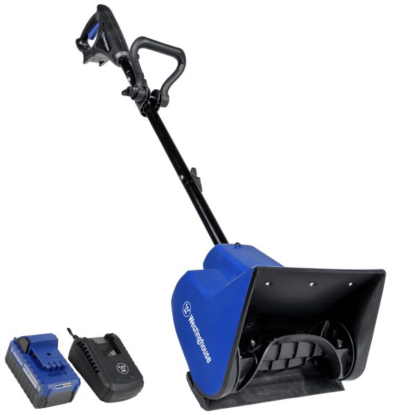 Westinghouse WSnow11S 24V Cordless Snow Shovel 11 Inch Kit, 24V 4Ah Battery, 2.2A Fast Charger, Electric Snow Shovel with 20ft Throwing Distance, plows 75lbs min Online Sale