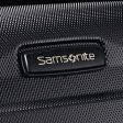 Samsonite Omni PC Hardside Expandable Luggage with Spinner Wheels, Black, Checked-Medium 24-Inch Online now