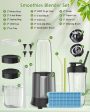 Smoothie Blender, 1300 W Upgraded Compact Personal Blender for Shakes and Smoothies, Juice, Frozen Drinks, Sauces & More, Smoothies Maker with 2 * 32 Oz To-Go Cups, 2*Spout-Lids For Discount