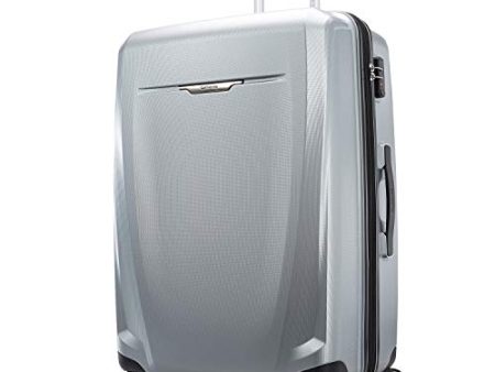 Samsonite Winfield 3 DLX Hardside Expandable Luggage with Spinners, Silver, Checked-Large 28-Inch Sale