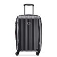 DELSEY Paris Helium Aero Hardside Expandable Luggage with Spinner Wheels, Titanium, Carry-On 21 Inch Hot on Sale