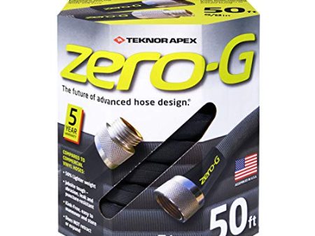 zero-G 4001-50 Lightweight, Ultra Flexible, Durable, Kink-Free Garden Hose, 5 8-Inch by 50-Feet,Black Hot on Sale