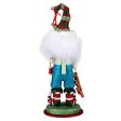 15-Inch Hollywood Elf with Teddy Bear Nutcracker For Cheap