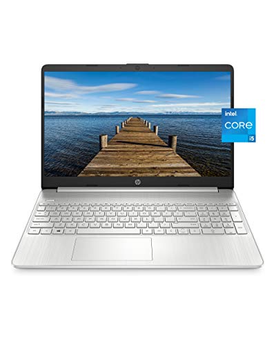 HP 15-inch Laptop, 11th Generation Intel Core i5-1135G7, Intel Iris Xe Graphics, 8 GB RAM, 256 GB SSD, Windows 11 Home (15-dy2024nr, Natural silver) For Discount