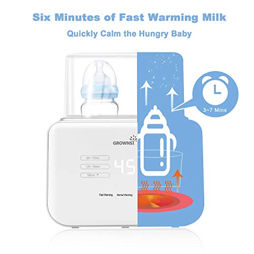 Baby Bottle Warmer, Bottle Warmer 6-in-1 Fast Baby Food Heater&BPA-Free Warmer with LCD Display Accurate Temperature Control for Breastmilk or Formula Online