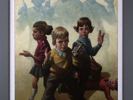 Phasers To Stun Hand Embellished Canvas by Craig Davison Supply