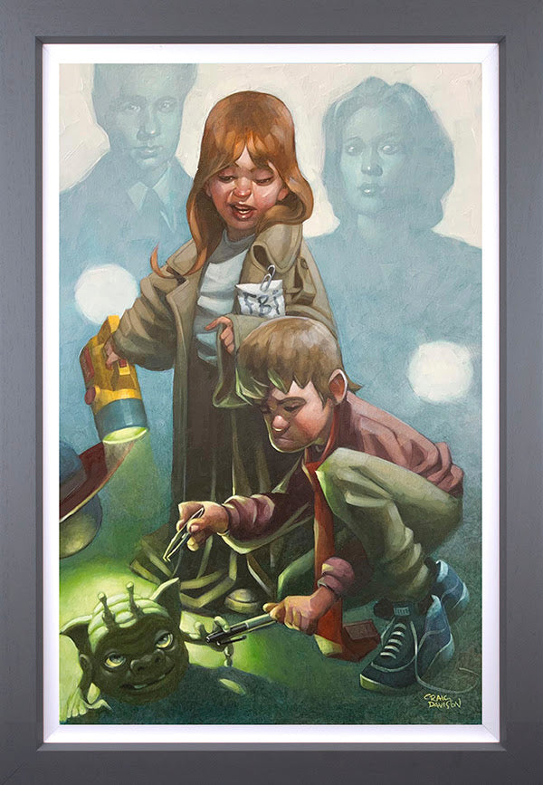 X-Factor Hand Embellished Canvas by Craig Davison For Sale