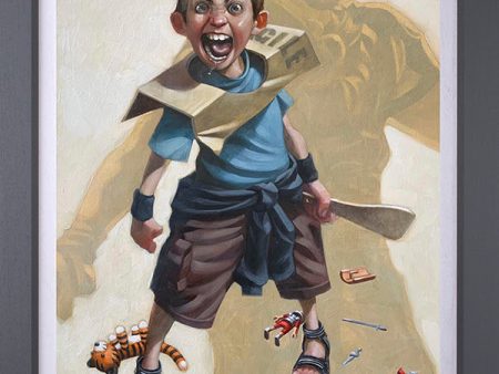 Are You Not Entertained? Hand Embellished Canvas by Craig Davison Fashion